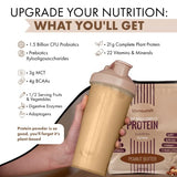UpNourish Plant-Based Protein Meal Replacement Shake! Keto, Vegan-Friendly Lifestyles. Gluten & Dairy-Free Smoothie with Essential Vitamins, Minerals, and Low Carbs - Peanut Butter, 15 Servings
