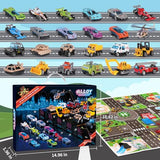 2023 Advent Calendar Kids 24pcs Play Vehicles for Boys, Christmas Gifts 24 Days Christmas Countdown Calendar for 3 4 5-7 8-12 Boys and Girls