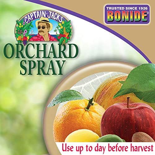 Bonide Captain Jack's Citrus, Fruit & Nut Orchard Spray, 32 oz Concentrate, Multi-Purpose Fungicide, Insecticide and Miticide