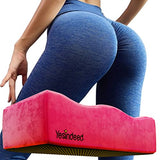 YESINDEED The Original Brazilian Butt Lift Pillow – Dr. Approved for Post Surgery Recovery Seat – BBL Foam Pillow + Cover Bag Firm Support Cushion Butt Support Technology - Pink