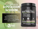 Enhanced Electrolyte Powder (Strawberry Kiwi | 90ct.) Sugar Free + BCAA, B-Vitamins & Real Salt® Keto Electrolytes Drinks, Hydration Powder