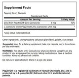 Swanson Zinc Carnosine (PepZinGI) - 60 Capsules - Natural Supplement for Gastric Health, Digestive Support, and Stomach Microbial Balance