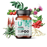 UMZU zuPOO - Colon Cleanse & Gut Support Supplement, Healthy Waste Elimination and Bowel Movements, Vitamins, Minerals, Herbs, Barks Blend, 7-Day Cycle, Bloating Relief - (15 Day Supply 30 Capsules)