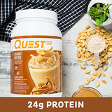 Quest Nutrition Peanut Butter Protein Powder, 23g Protein, 1g Sugar, Low Carb, Gluten Free, 3 Pound, 43 Servings