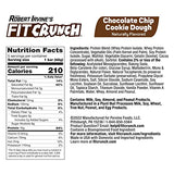 FITCRUNCH Snack Size Protein Bars, Designed by Robert Irvine, World’s Only 6-Layer Baked Bar, Just 3g of Sugar & Soft Cake Core (Chocolate Chip Cookie Dough)