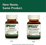 Standard Process Zinc Complex - Immune Support, Thyroid Support, Cognitive Health, and Blood Health Support with Iron, Zinc, and Copper - 90 Tablets