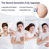 Anti Snoring Device, Adjustable Wind Speed Snoring Solution, Electric Anti Snoring Devices Nasal Dilator Nose Vents Plugs,Stop Snoring Suitable for Men and Women