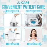 JJ CARE Commode Pads - Pack of 110 Super Absorbent Gel Pads for Bedside Commode - Disposable Commode Liner Gel Pads to Reduce Odor in Portable Toilet, Potty Chair and Bedpans