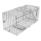 twocorn 17.3" Heavy Duty Live Squirrel Trap, Folding Small Animal Cage Traps, Humane Cat Trap for Stray Cats, Rabbits, Raccoons, Skunks, Possums and More Rodents, Catch and Release.