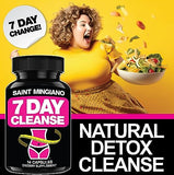 Saint Mingiano 7 Day Cleanse Program | Colon Detox with Natural Laxative for Constipation & Bloating | Extra-Strength Senna Leaf Supplements | Strong for Some People.