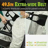 UKBOO Transfer Sling-50Inch Non-Slip Gait Belt with Padded Handles-gait Belts for Seniors-Mobility aids-Hoyer Lift
