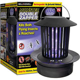 Double Zapper 18W by Bell+Howell Plug-in Electric Bug Killer, Zaps Flies, Mosquitoes, Ants/Bait and Heat Kills Cockroaches As Seen On TV 8.5”