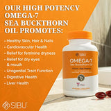 sibu Omega-7 Softgels, Premium Organic Himalayan Sea Buckthorn Oil (60ct, 30 Day Supply) – Supplement for Healthy Skin, Hair, Nails and Dryness