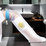 Waterproof Cast Covers for Shower Leg Adult Full long leg Protection to Wounds, Keeps Cast and Bandage Dry Bath,Watertight Cast Bag Showering for Surgery Foot, Ankle, Knee Burns Reusable