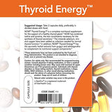 NOW Supplements, Thyroid Energy™, Iodine and Tyrosine plus Selenium, Zinc and Copper, 90 Veg Capsules