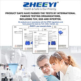 ZHEEYI Positioning Bed Pad with Reinforced Handles 43" x 36" Patient Transfer Sheet Aid Assistant for Body Lifting, Turning, Repositioning, for Elderly, Incontinence, Caregiver, Blue