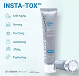 Serious Skincare INSTA-TOX Instant Wrinkle Smoothing Serum TRIO - Improves appearance of Fine Lines & Wrinkles -Temporarily Tightens Skin - Instant Line Filler - Three .75 oz. Tubes (3Pack)