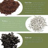 Terrarium Potting Soil Mix (8 Quarts), w/Blended Filtering Charcoal Custom Made for Terrariums