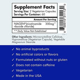 TRU NIAGEN - Patented Nicotinamide Riboside NAD+ Supplement. NR Supports Cellular Energy Metabolism & Repair, Vitality, Healthy Aging of Heart, Brain & Muscle - 60 Servings / 120 Capsules - Pack of 1