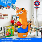 PREFERRED TOYS Bop Bag Inflatable Punching Dinosaur for Kids - Instant Bounce Back Movement and 47" Height