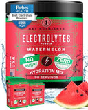 KEY NUTRIENTS Electrolytes Powder No Sugar - Refreshing Watermelon Electrolyte Powder - Hydration Powder - No Calories, Gluten Free Keto Electrolytes Powder Packets (20, 40 or 90 Servings)