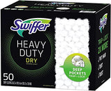 Swiffer Heavy Duty Dry Sweeping Cloths, 50ct (Pack of 2), White