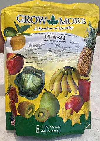 Banana Fertilizer - Fruit Fuel - 16-8-24 - Grow more - 5 lbs (1)