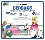 BugPursuit 24oz Bed Bug Killer Natural & Effective Bed Bug Spray for Furniture and Bedding, Mattress, Non Staining & Pet Safe, 100% USDA Biobased