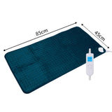 New 2023 Ambershine 17''x33'' XXXL King Size Heating Pad with Fast-Heating Technology&10 Temperature Settings, Flannel Electric Heating Pad/Pain Relief for Back/Neck/Shoulders/Abdomen/Legs (Dark Teal)