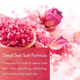 SPA REDI - Detox Foot Soak Pedicure and Bath Fine Salt, Pomegranate, 128 Oz - Made with Dead Sea Salts, Argan Oil, Coconut Oil, and Essential Oil - Hydrates, Softens and Moisturizes