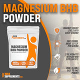 BulkSupplements.com Magnesium BHB Powder - Beta-HydroxyButyrate Powder, BHB Supplement - BHB Salts, Electrolytes Supplement, Pack of 1 - Pure & Unflavored, 1500mg per Serving, 250g (8.8 oz)