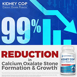 Kidney COP Calcium Oxalate Protector 120 Capsules, Patented Kidney Support for Calcium Oxalate Crystals, Helps Stops Recurrence of Stones, Stronger Than Chanca Piedra Stone Breaker Supplements