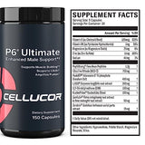 Cellucor P6 Ultimate - Enhanced Support for Men | Supports Muscle Growth & Strength | Natural Support Supplement with PeakATP, PeptiStrong, LJ100, elevATP, DIM, & SenActiv - 150 Capsules