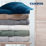 CANNON 100% Cotton Low Twist Wash Cloths (13" L x 13" W), 550 GSM, Highly Absorbent, Super Soft and Fluffy (6 Pack, Terracotta)