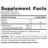 Nordic Naturals Algae DHA - 60 Soft Gels - 500 mg Omega-3 DHA - Certified Vegan Algae Oil - Plant-Based DHA - Brain, Eye & Nervous System Support - Non-GMO - 30 Servings