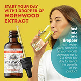 Wormwood Organic Tincture - Natural Intestinal Cleanse and Digestive Cleanse Supplement - Wormwood Herb Extract for Detox - Made in USA - 2 Fl Oz (Wormwood - 2 Fl Oz)