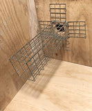 Excluder One Way Squirrel and Rodent Trap - Control Mice, Rats, Bats, Squirrels and More - Fine Copper Mesh Wool Included To Seal Hole- Better than Steel Wool - Good for Attic Door (3 x 3 Opening)