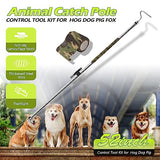 Dog Catcher Pole, Animal Catch Pole, Animal Control Tool Kit for Dogs, Pig, Fox, Hog and Other Wildlife 45 inchs