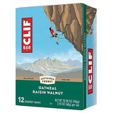 CLIF BAR - Oatmeal Raisin Walnut - Made with Organic Oats - Non-GMO - Plant Based - Energy Bars - 2.4 oz. (12 Pack)