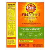 Metamucil Fiber Thins Fiber Supplement with Bleam Digestive Health Support Tip Card Psyllium Fiber Bars - 12CT Apple Crisp & 12CT Chocolate - Set