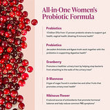 Womens Probiotic - 60 Day Supply - 12 Probiotic Strains, D Mannose, Cranberry for Digestive Health, Vaginal Health, & Immune Support - Prebiotics and Probiotics for Women