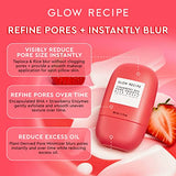 Glow Recipe Strawberry BHA Pore-Smooth Blur Drops - Silicone-Free, Oil-Free - BHA Primer Face Makeup Pore Minimizer - Antioxidant Face Serum for Women - Pore Reducer for Hydrating, Glowing Skin (30ml)