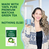 CAMEL Certified Organic Matcha Green Tea Powder Matcha Premium Culinary Grade 10 oz First Harvest Pure Matcha Powder Unsweetened Baking Latte Smoothies High in Antioxidant Detox Gluten Free Vegan