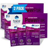 Trace Minerals | Power Pak Electrolyte Powder Packets | 1200 mg Vitamin C, Zinc, Magnesium | Boost Hydration, Immunity, Energy, Muscle Stamina | Concord Grape | 60 Packets