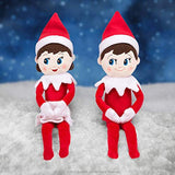 The Elf on the Shelf 12" Plushee Pal® Snuggler Elf Light Girl & Boy with Exclusive Joy Bag