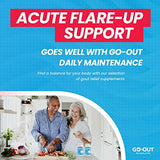 Go Out - Extra Strength Flare Up Support - Uric Acid Balance with Tart Cherry, Celery Seed, Turmeric - Non-GMO, Gluten-Free - 60 Caps