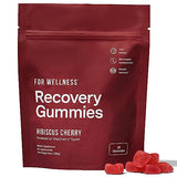 For Wellness Recovery Gummies™ Hibiscus Cherry (30 Gummies) – Supports Muscle Recovery, Combats Soreness & Boosts Energy