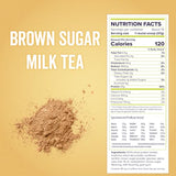 FitBites Boba Tea Protein Whey Protein Isolate (Brown Sugar Milk Tea), 5.9g BCAAs, Gluten Free, Zero, Sugar, Bubble Tea Protein Powder