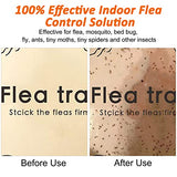 Flea Traps for Inside Your Home, 2 Pack Flea Trap, Flea Light Trap, Indoor Flea Treatment for Home, Pumpkin Flea Bed Bug Killer with Refills & Replacement Bulbs, Pet Safe Flea Insect Pest Catcher