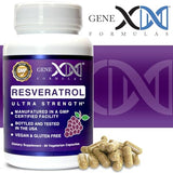 GENEX 1500mg Resveratrol with BioPerine for Absorption (3 Pack) | Organic Trans-Resveratrol Capsules from Japanese Knotweed, Antioxidant Supplement for Healthy Aging